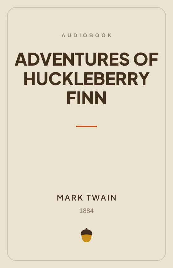 Cover art for Adventures of Huckleberry Finn