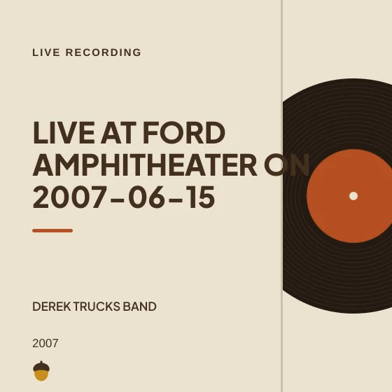 Cover art for Live at Ford Amphitheater on 2007-06-15