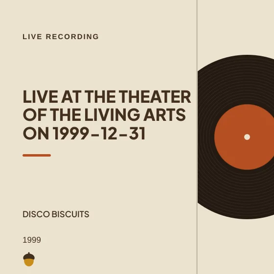 Cover art for Live at The Theater of the Living Arts on 1999-12-31