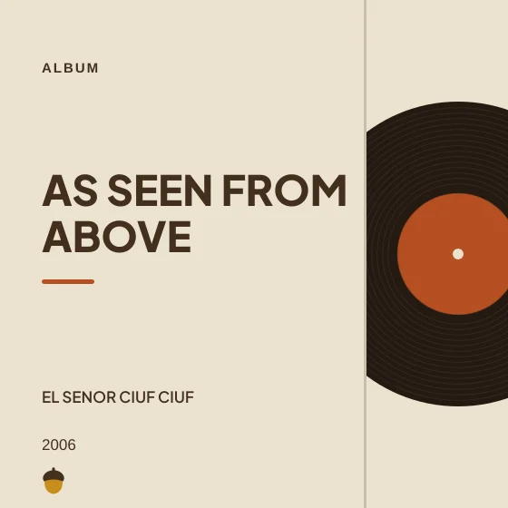 Cover art for As Seen From Above
