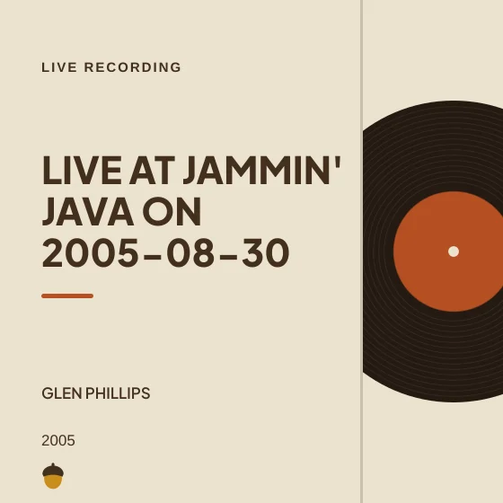 Cover art for Live at Jammin' Java on 2005-08-30