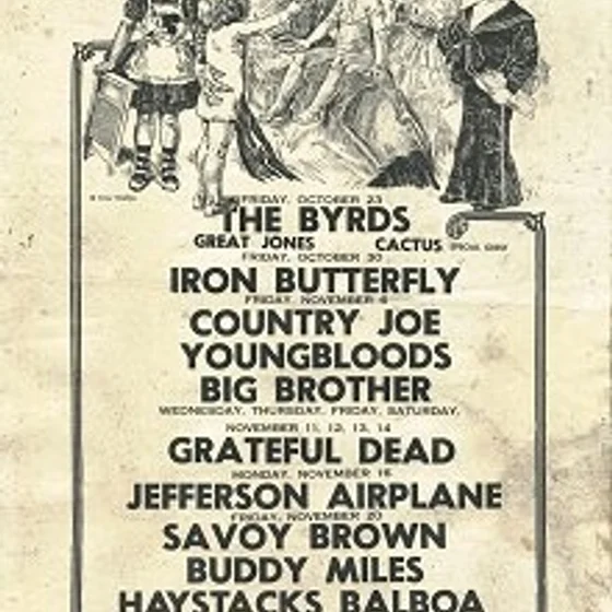 Cover art for Live at 46th Street Rock Palace on 1970-11-11