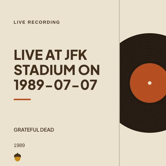 Cover art for Live at JFK Stadium on 1989-07-07