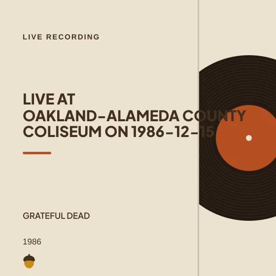 Cover art for Live at Oakland-Alameda County Coliseum on 1986-12-15