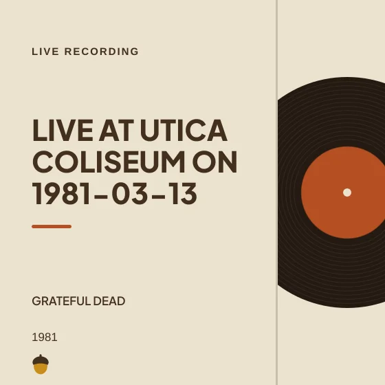 Cover art for Live at Utica Coliseum on 1981-03-13