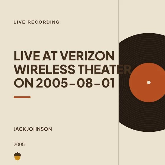 Cover art for Live at Verizon Wireless Theater on 2005-08-01