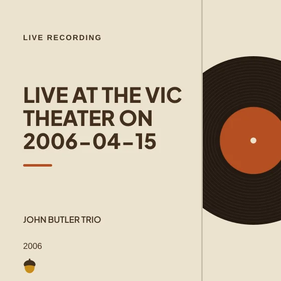 Cover art for Live at The Vic Theater on 2006-04-15