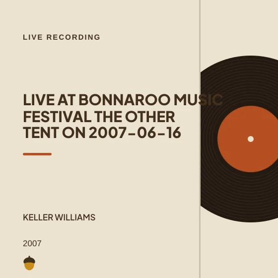 Cover art for Live at Bonnaroo Music Festival The Other Tent on 2007-06-16