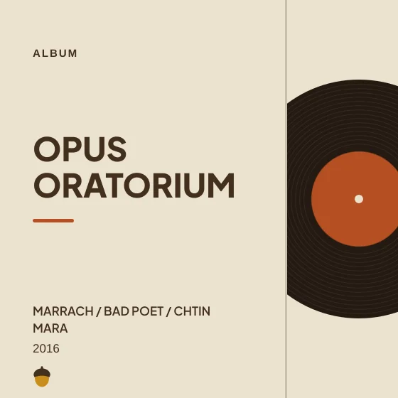 Cover art for Opus Oratorium