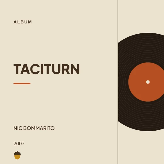 Cover art for Taciturn