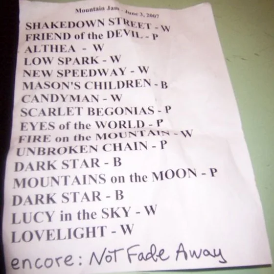 Cover art for Live at Hunter Mountain on 2007-06-03