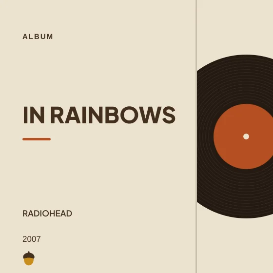 Cover art for In Rainbows