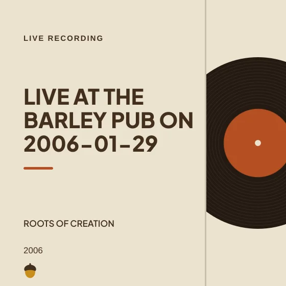 Cover art for Live at The Barley Pub on 2006-01-29