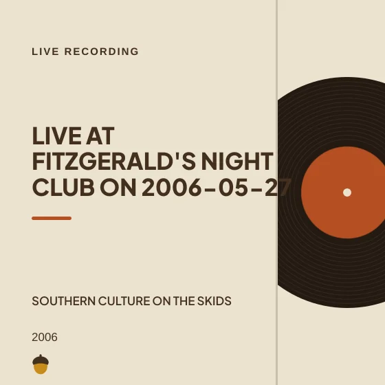 Cover art for Live at Fitzgerald's Night Club on 2006-05-27