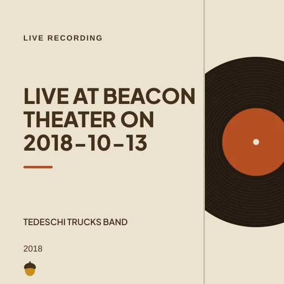 Cover art for Live at Beacon Theater on 2018-10-13