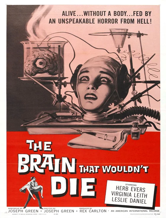 Poster for The Brain That Wouldn't Die