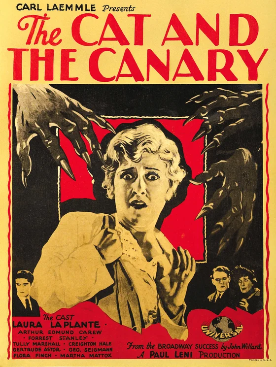 Poster for The Cat and the Canary