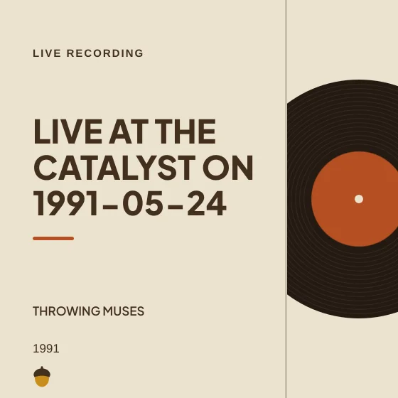 Cover art for Live at The Catalyst on 1991-05-24