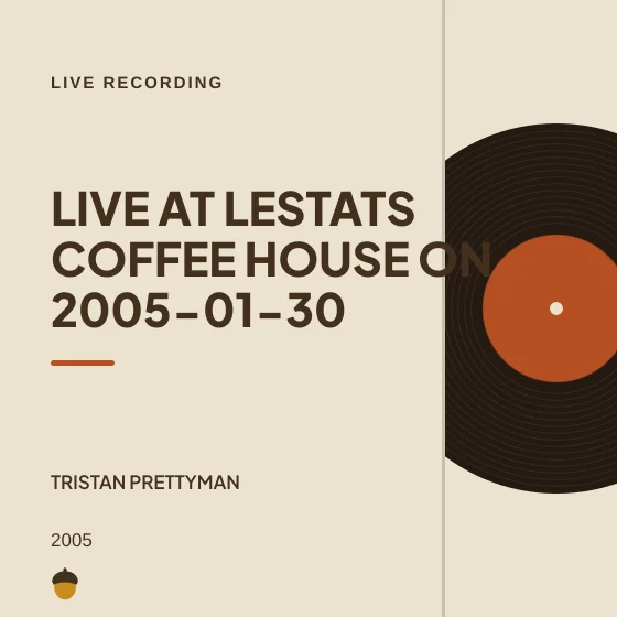 Cover art for Live at LeStats Coffee House on 2005-01-30