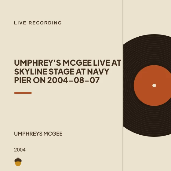 Cover art for Umphrey's McGee Live at Skyline Stage at Navy Pier on 2004-08-07